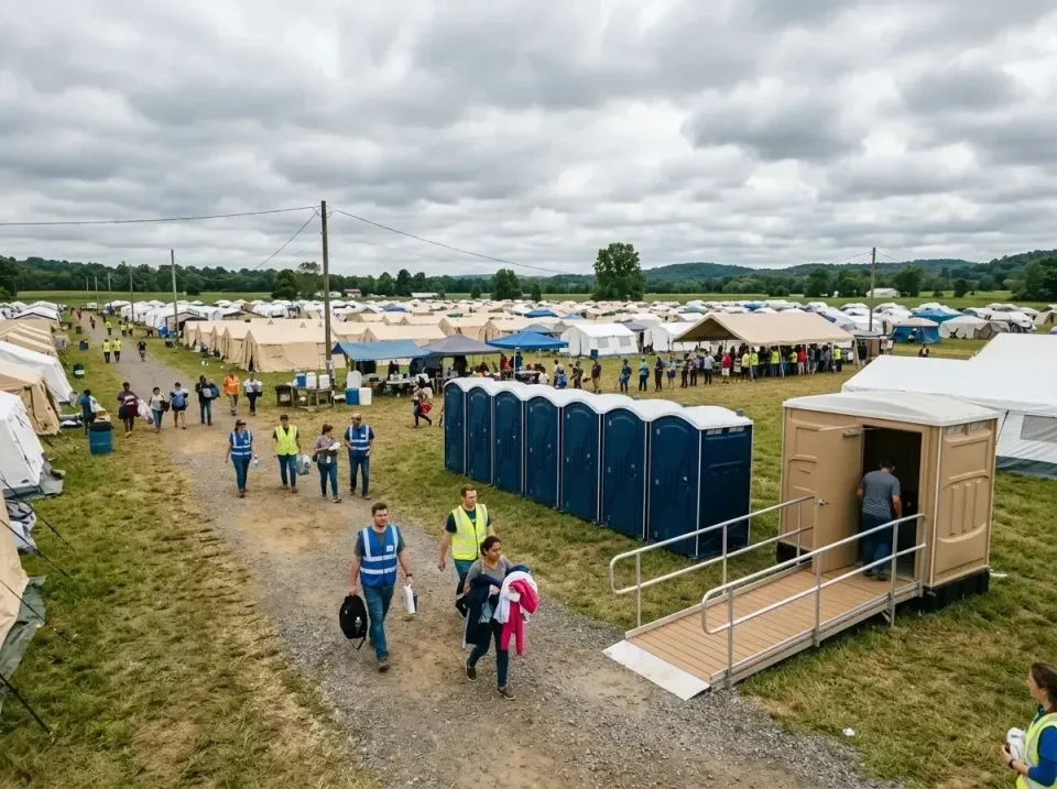 disaster-relief-camp-restrooms-010 — frequently asked questions, Dumpster & Portable Bathrooms Rental in University Place, WA